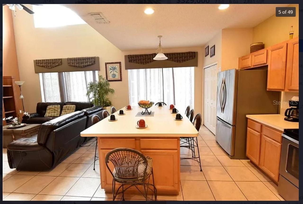7 Bedroom, 6 Bath And Pool Near Disney In Emerald Island 4 King Master Suites كيسيمي المظهر الخارجي الصورة