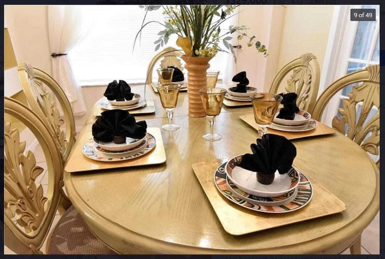 7 Bedroom, 6 Bath And Pool Near Disney In Emerald Island 4 King Master Suites كيسيمي المظهر الخارجي الصورة