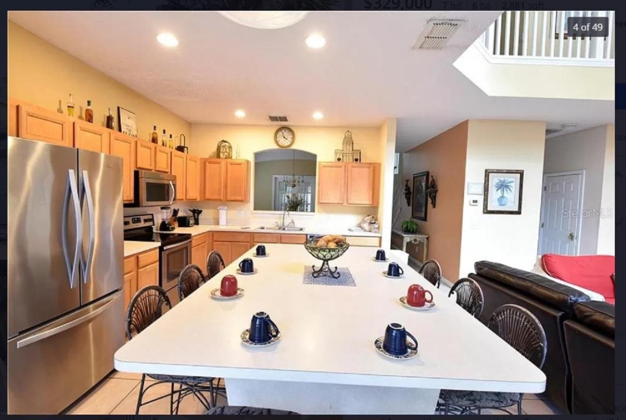 7 Bedroom, 6 Bath And Pool Near Disney In Emerald Island 4 King Master Suites كيسيمي المظهر الخارجي الصورة