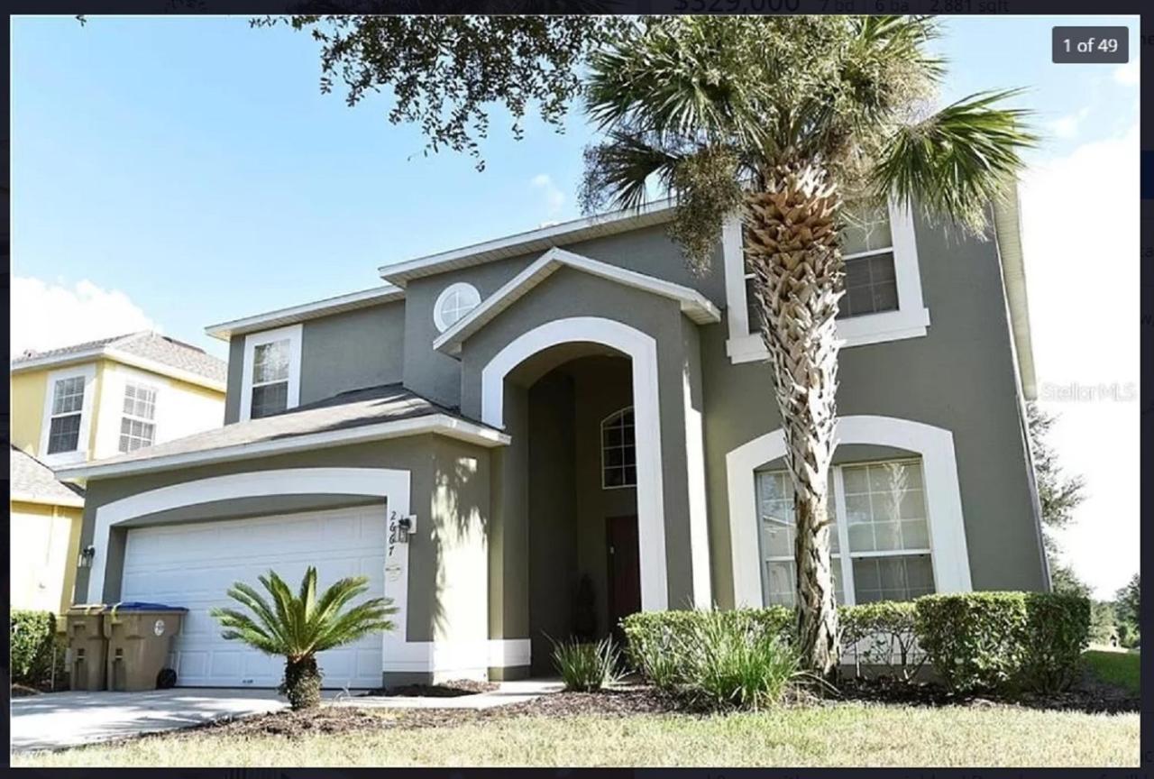 7 Bedroom, 6 Bath And Pool Near Disney In Emerald Island 4 King Master Suites كيسيمي المظهر الخارجي الصورة