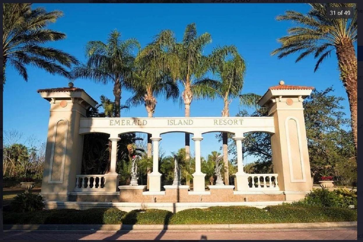 7 Bedroom, 6 Bath And Pool Near Disney In Emerald Island 4 King Master Suites كيسيمي المظهر الخارجي الصورة